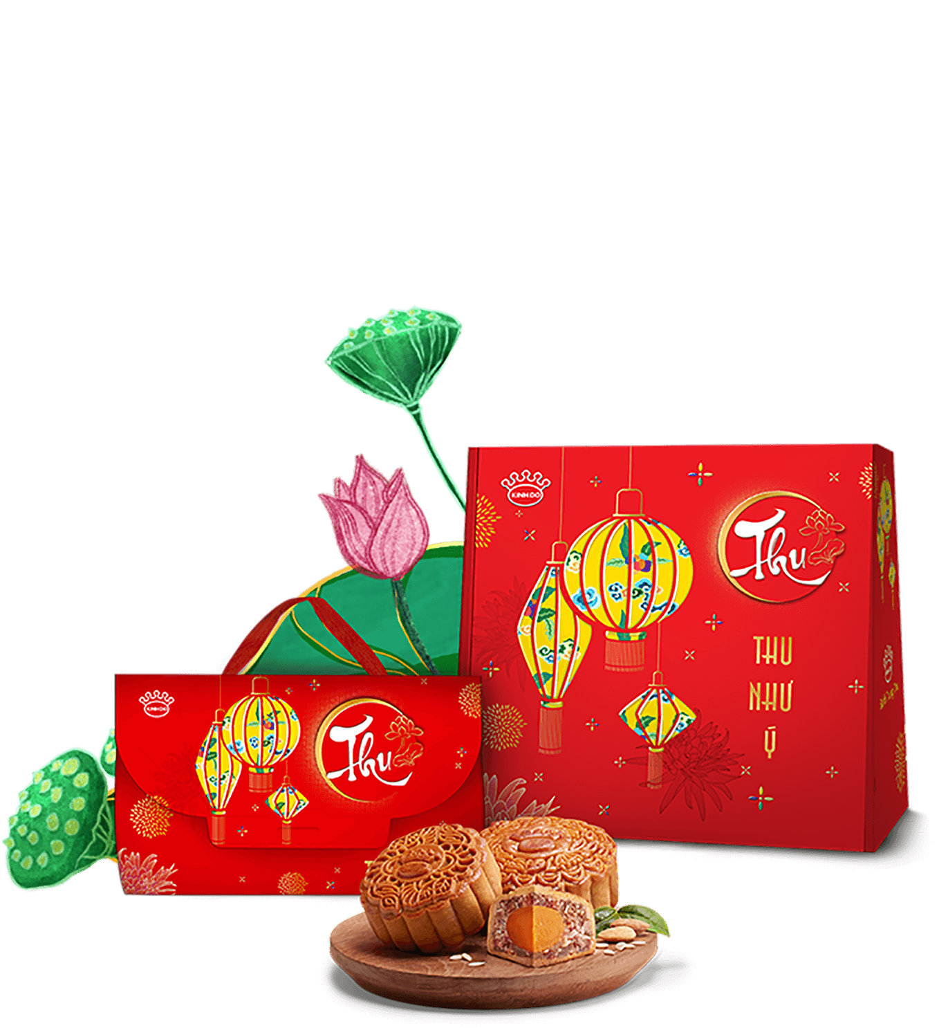 bánh trung thu kinh đô hộp 2 chiếc