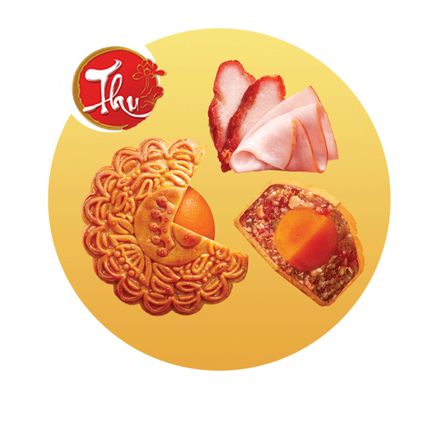 Jambon Xá Xíu 2 Trứng Đặc Biệt - Bánh Trung Thu Kinh Đô