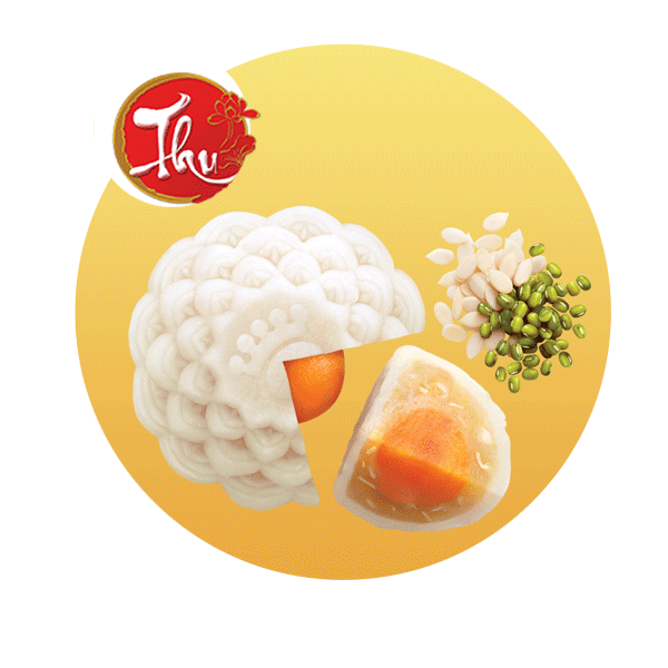 Bánh Dẻo Đậu Xanh 0 Trứng (180gr) - Bánh Trung Thu Kinh Đô