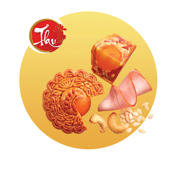 Thập Cẩm Jambon 1 trứng (150gr) - Bánh Trung Thu Kinh Đô