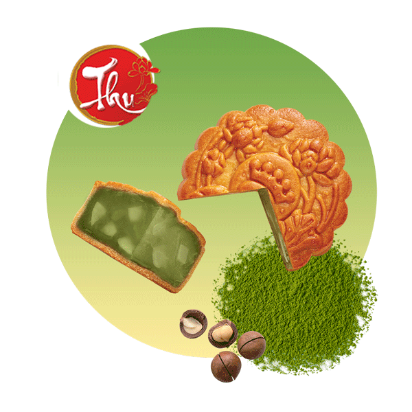 Bánh chay Trà xanh Hạt Macadamia - Bánh Trung Thu Kinh Đô Bánh chay Trà xanh Hạt Macadamia - Bánh Trung Thu Kinh Đô