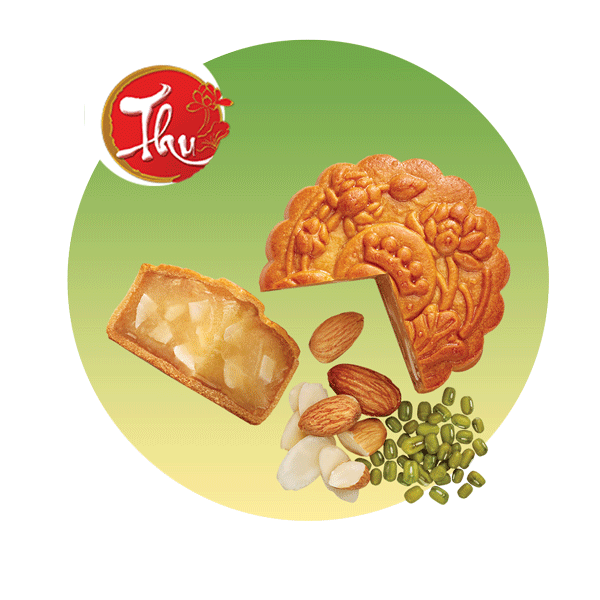 Bánh Chay Đậu Xanh Hạnh Nhân - Bánh Trung Thu Kinh Đô Bánh Chay Đậu Xanh Hạnh Nhân - Bánh Trung Thu Kinh Đô