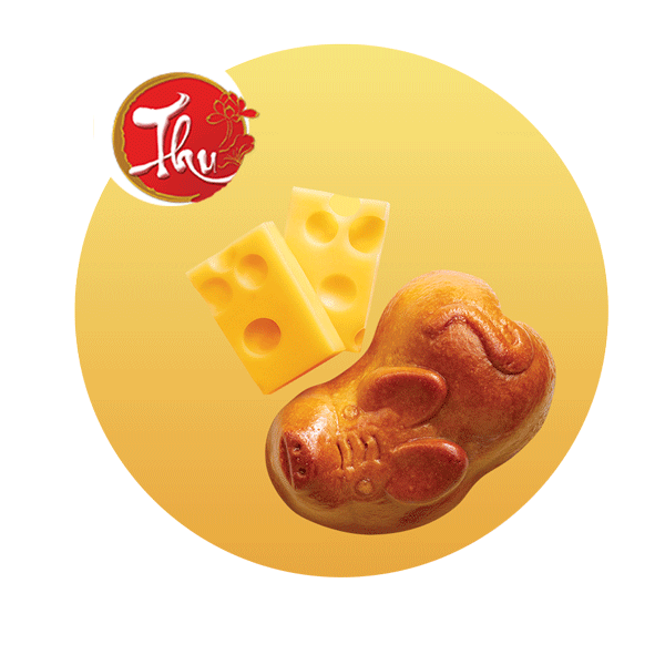Bánh Heo Vàng Nhân Phô Mai (120gr) - Bánh Trung Thu kinh Đô Bánh Heo Vàng Nhân Phô Mai (120gr) - Bánh Trung Thu kinh Đô