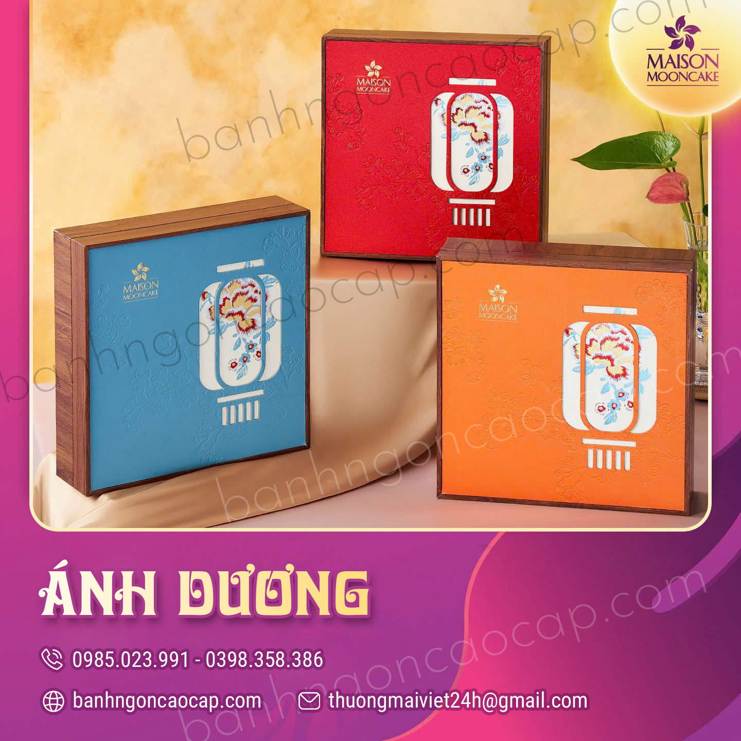 Bánh Trung Thu Maison Hộp Ánh Dương