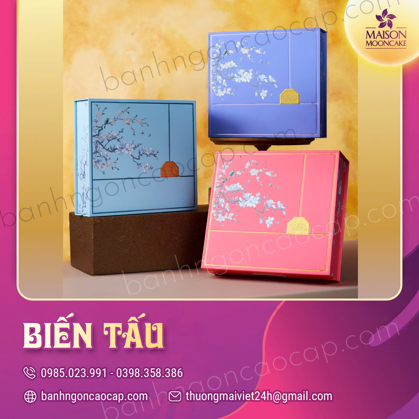 Bánh Trung Thu Maison Hộp Biến Tấu