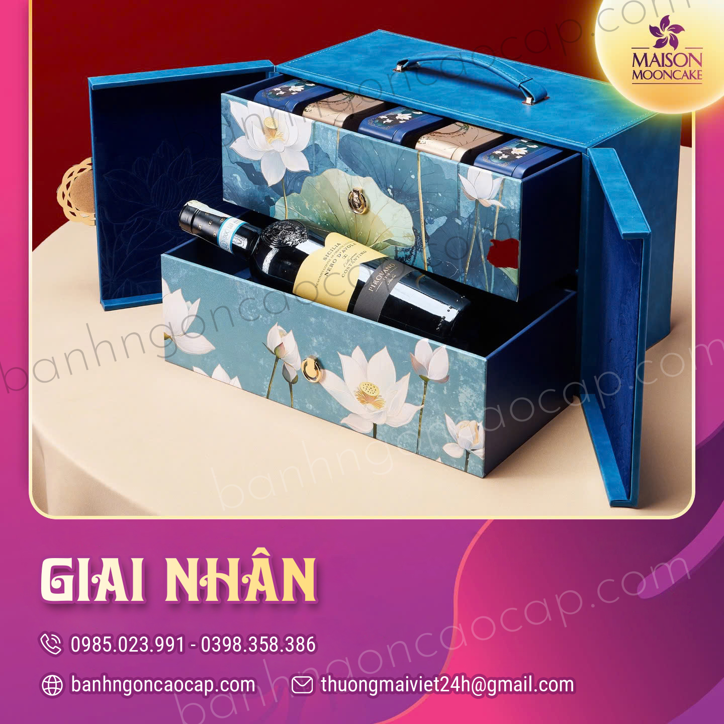 Bánh Trung Thu Maison Hộp Giai Nhân