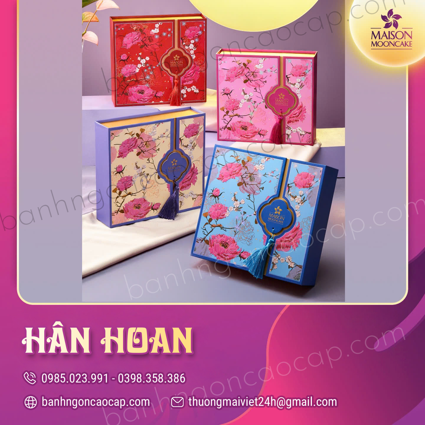 Bánh Trung Thu Maison Hộp Hân Hoan