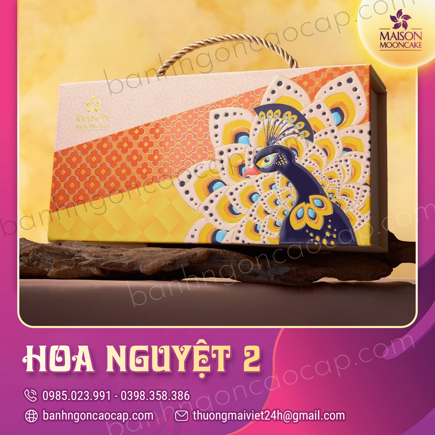 Bánh Trung Thu Maison Hộp Hoa Nguyệt 2