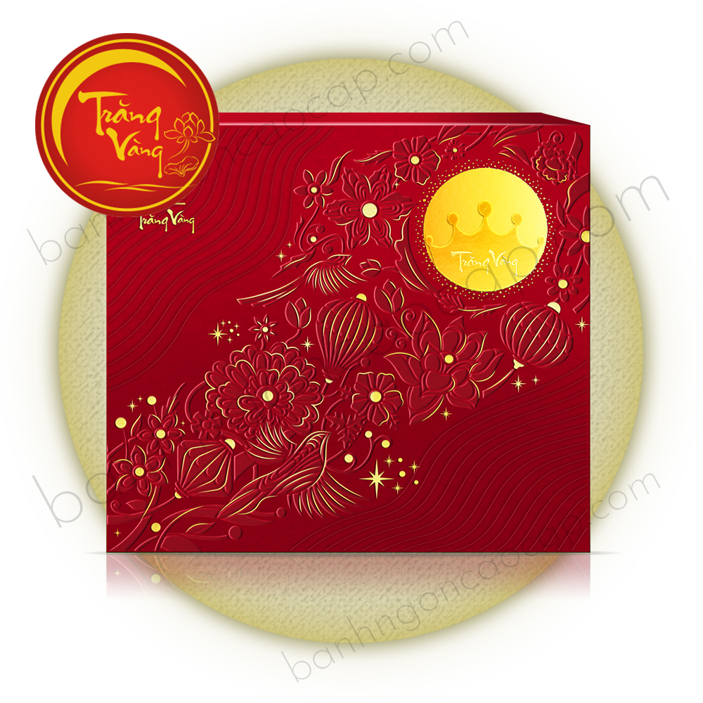 Trăng Vàng Hồng Ngọc An Nhiên ( Đỏ ) - Bánh Trung Thu Kinh Đô