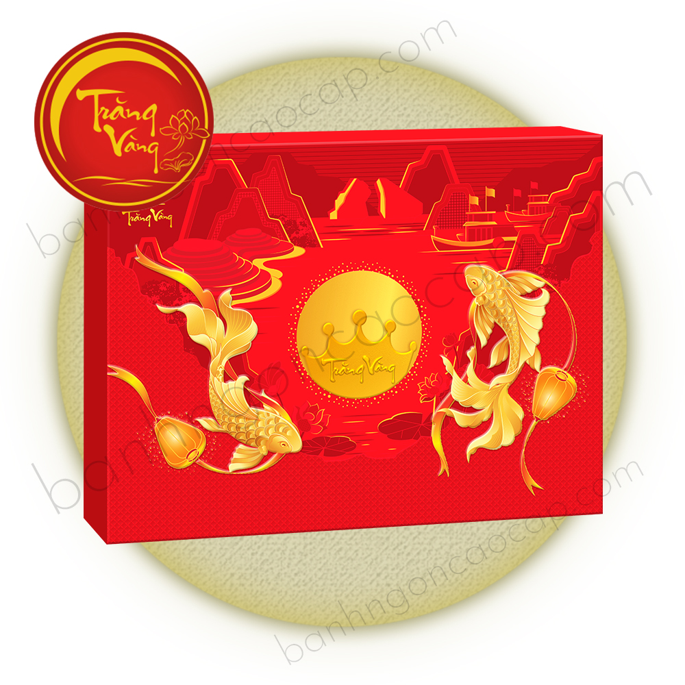 Trăng Vàng Hồng Ngọc An Thịnh Đỏ - Bánh Trung Thu  Kinh Đô