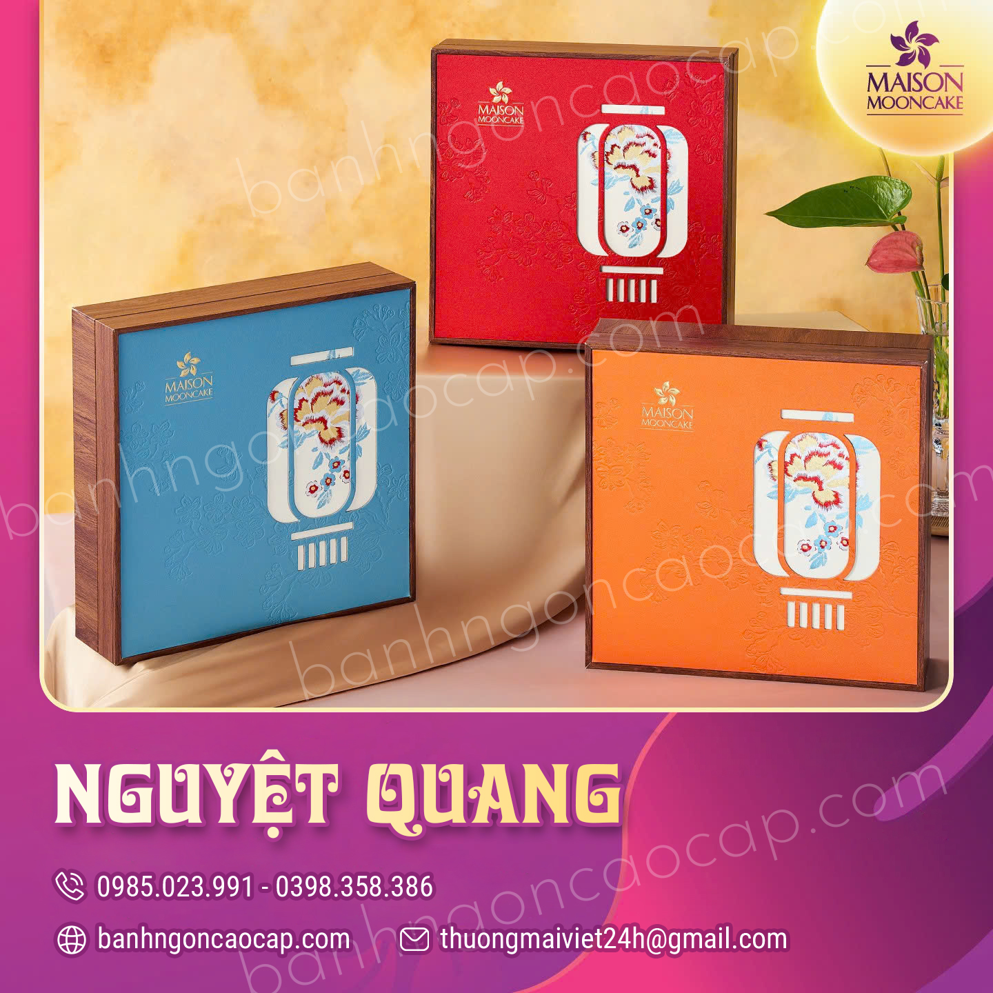 Bánh Trung Thu Maison Hộp Nguyệt Quang