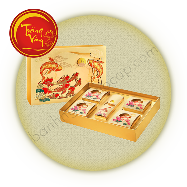 Trăng Vàng Hoàng Kim Vinh Hoa Vàng - Bánh Trung Thu Kinh Đô