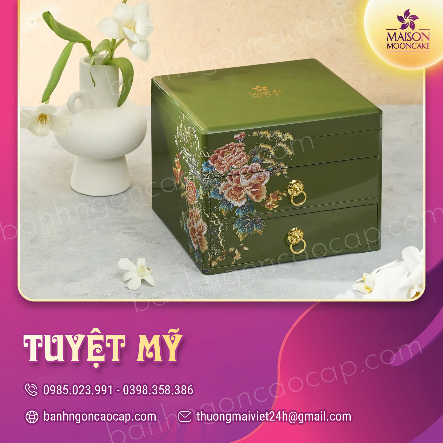 Bánh Trung Thu Maison Hộp Tuyệt Mỹ