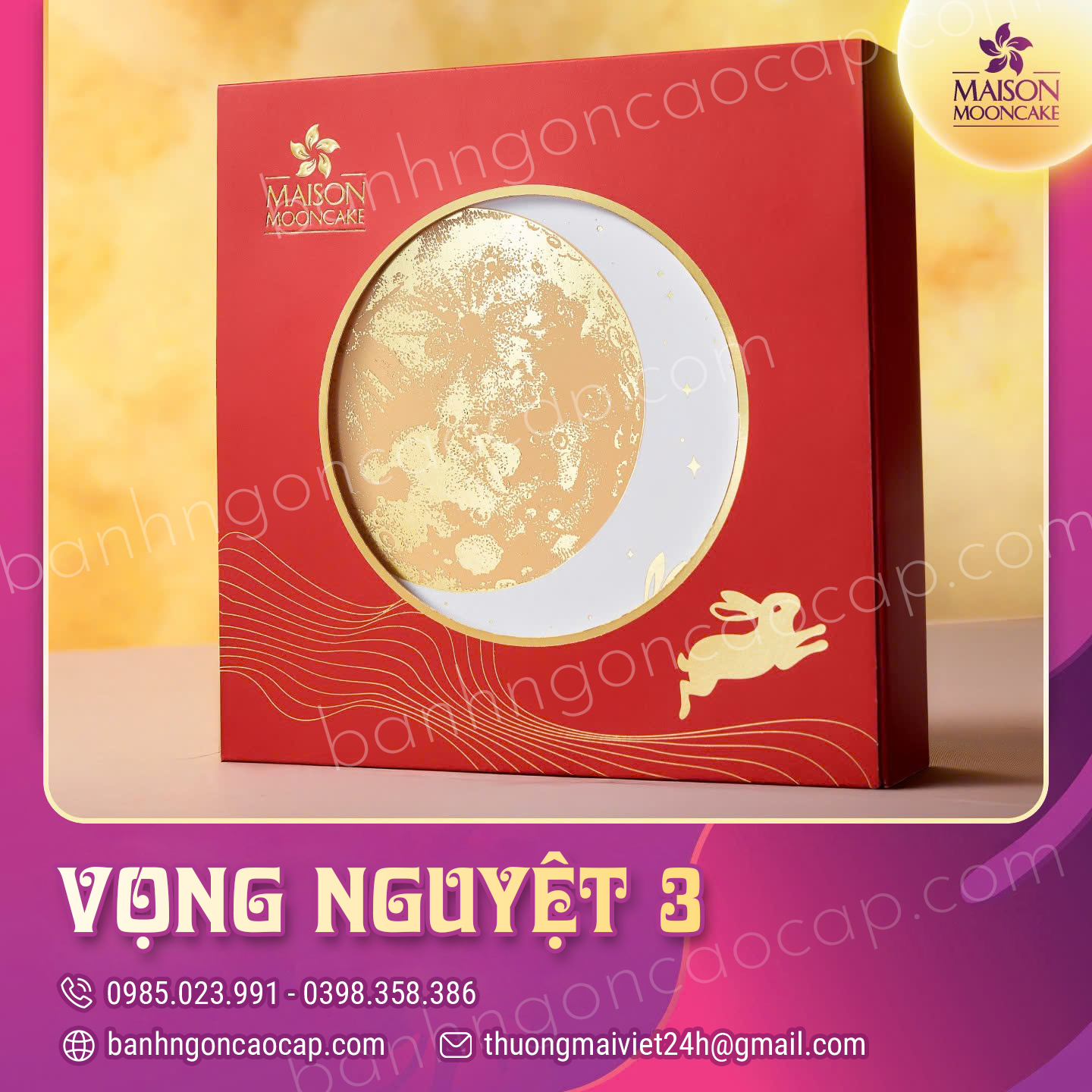 Bánh Trung Thu Maison Hộp Vọng Nguyệt 3