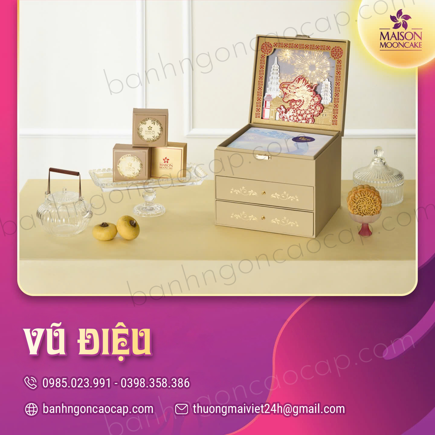 Bánh Trung Thu Maison Hộp Vũ Điệu