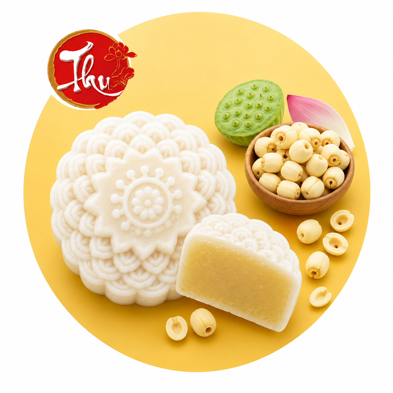 Dẻo Hạt Sen 0 trứng ( 150gr) - Bánh Trung Thu Kinh Đô