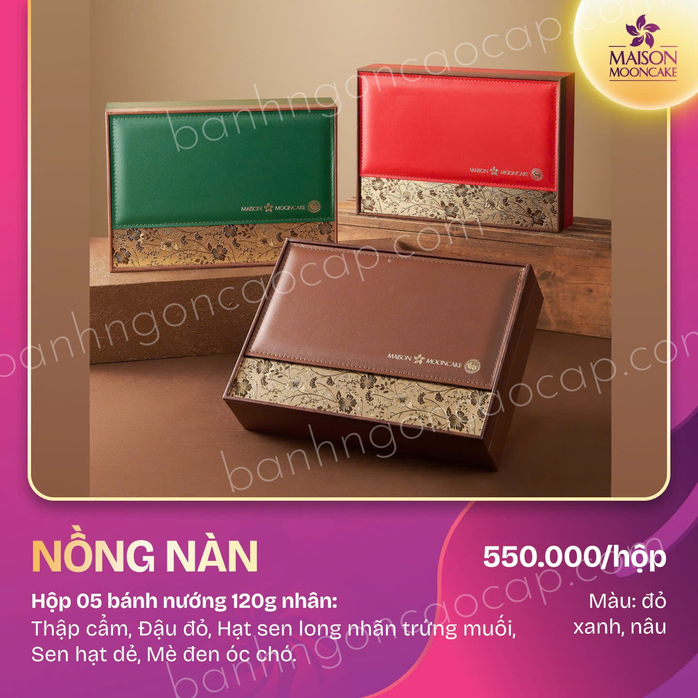 Bánh Trung Thu Maison Hộp Nồng Nàn