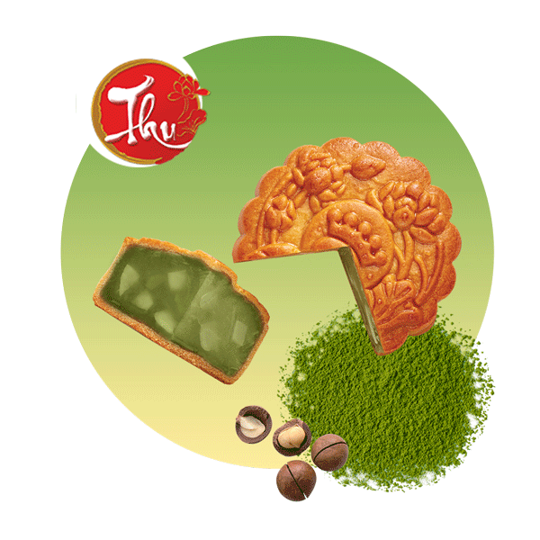 Bánh chay Trà xanh Hạt Macadamia - Bánh Trung Thu Kinh Đô