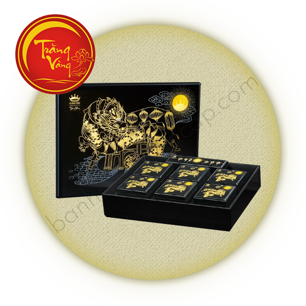 Bánh Trung Thu Kinh Đô Trăng Vàng Black & Gold Kim Cương - Tinh Túy Trong Dòng Bánh Thượng Hạng